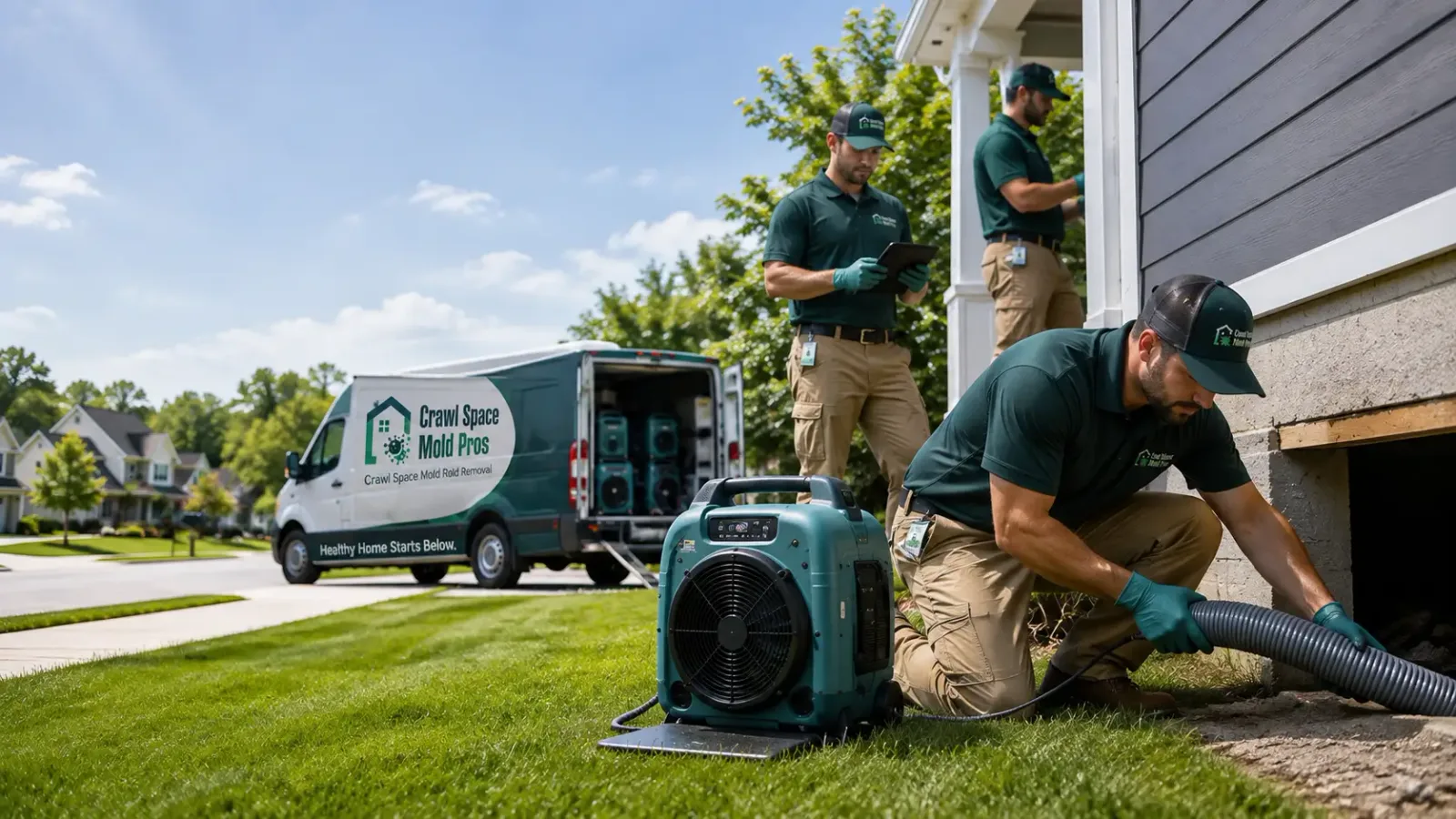 Crawl Space Mold Removal in Greeley, KS